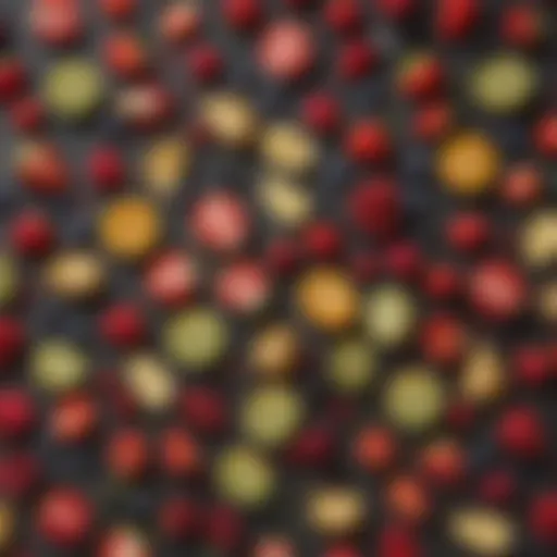 Nutrient-dense smoothie ingredients displayed