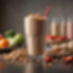 Nutritional breakdown of proteins in shakes