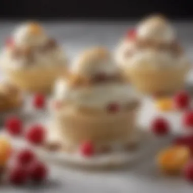Creative Topping Ideas for Vanilla Ice Cream A vibrant assortment of healthy topping options for vanilla ice cream.