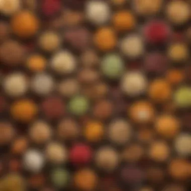 Vibrant Selection of Nutrient-Dense Snacks A colorful assortment of high-protein snacks on a wooden table