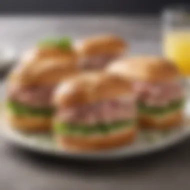 Creative Variations of Tuna Sandwiches Creative variations of tuna sandwiches displayed on a plate