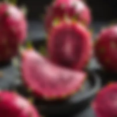 Nutritional Advantages of Dragon Fruit Nutritional benefits of dragon fruit displayed