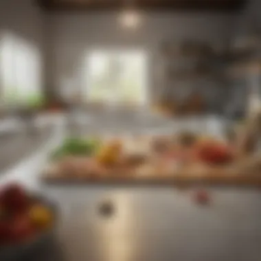 An inviting kitchen filled with fresh ingredients and spices