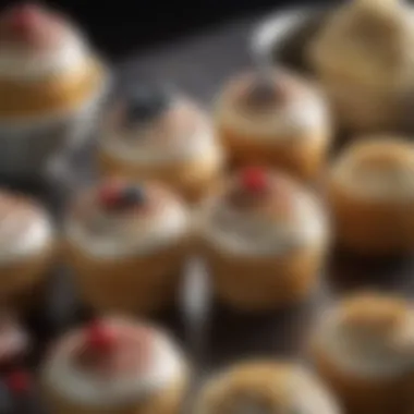 Essential Ingredients for Perfect Cupcakes A close-up view of key ingredients used in cupcake baking.