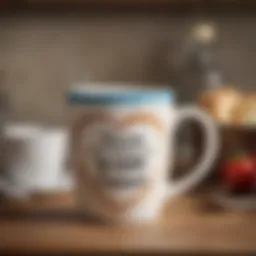 Whimsical mug with a funny quote