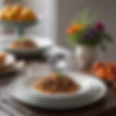 Local Elegance on Display Elegant table setting with locally produced kitchenware