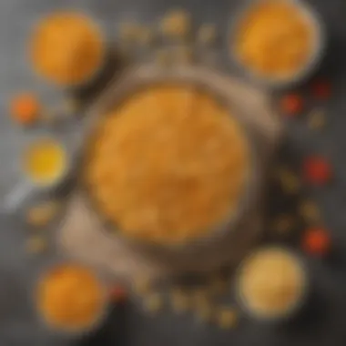Essential Ingredients of Kraft Mac and Cheese An array of ingredients used in Kraft mac and cheese including cheese powder and macaroni
