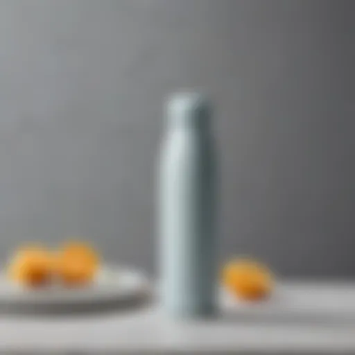 Elegant design of the Larq Movement Water Bottle showcasing its sleek structure