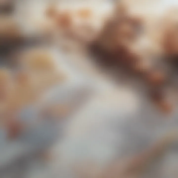 A close-up of the intricate texture and vibrant hue of mango chutney