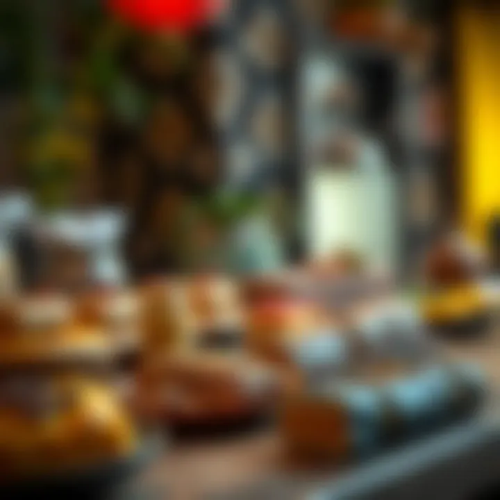 An assortment of Martabak types on a table