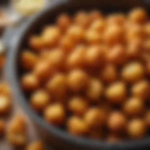 Golden crispy tater tots in an air fryer basket