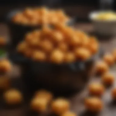 Air fryer displaying perfectly cooked tater tots