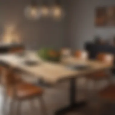 Contemporary Multifunctional Dining Table Contemporary dining table with multifunctional features