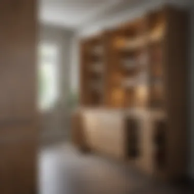 Aesthetic Design Options for Tall Shallow Pantry Cabinets Aesthetic design options for tall shallow pantry cabinets