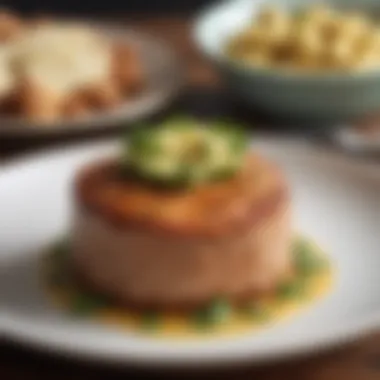 Homemade Keto Delight A close-up of a delicious homemade keto dish ready to be enjoyed.