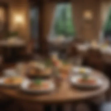 Dining Out with Diabetes: Making Informed Choices An inviting restaurant table set for a meal with healthy options.