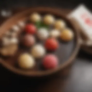 Essential Ingredients for Nisshodo Mochi A table adorned with ingredients essential for making Nisshodo Mochi