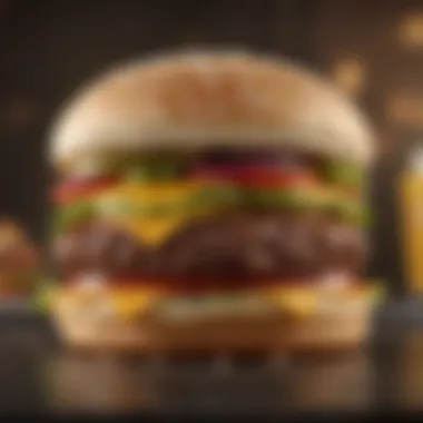 Burger Nutritional Analysis Nutritional breakdown of a popular fast food burger
