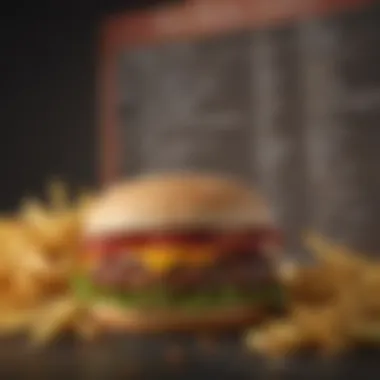 Ingredient List Exploration in Fast Food Visual representation of fast food ingredient lists