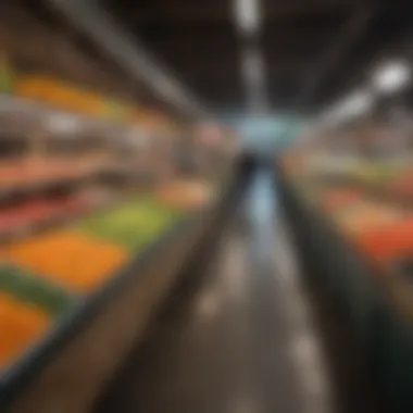 Vibrant NYC Food Market A vibrant food market showcasing fresh produce and local delicacies