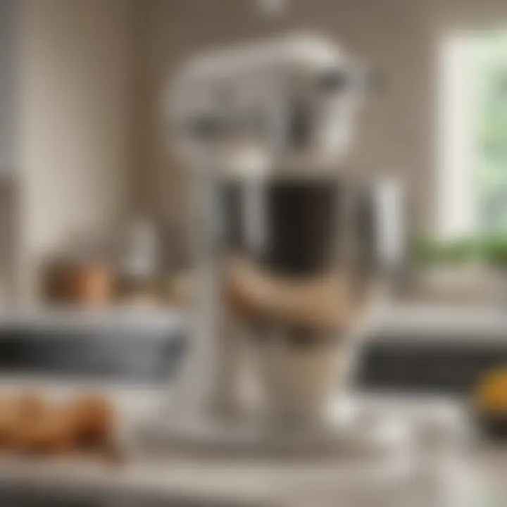 Elegant Ocean Drive KitchenAid mixer in a stylish kitchen setting