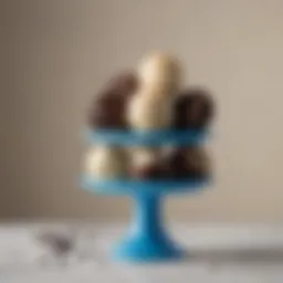 A delectable arrangement of Oreo Ice Cream Pops on a decorative platter