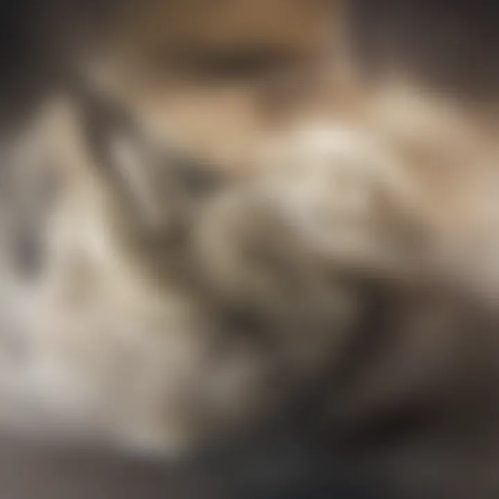 A close-up of a creamy sauce being poured over pasta, enhancing the dish's richness.
