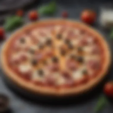 Diverse Pizza Variations Different types of pizza variations on a table