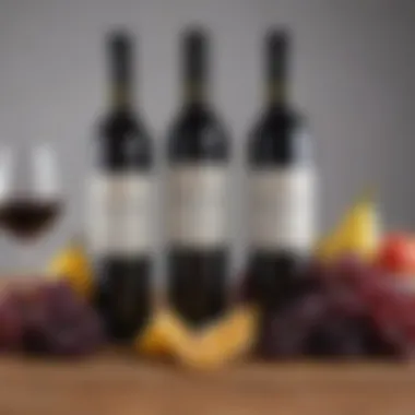 A selection of different styles of Port red wine