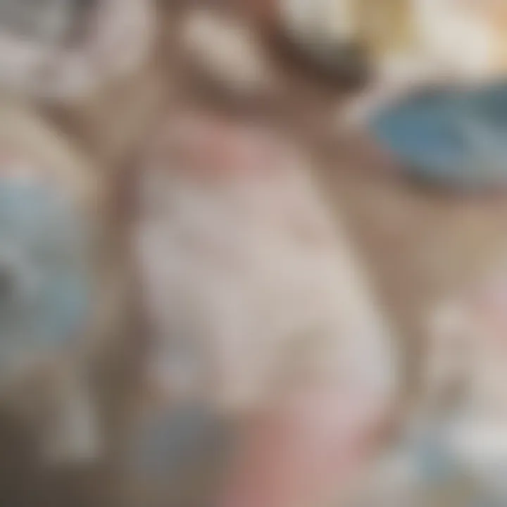 Variety of Pottery Barn Easter tablecloths displayed