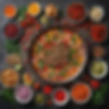 Fresh Ingredients for Effortless Dinners A vibrant spread of colorful fresh ingredients ready for a quick meal