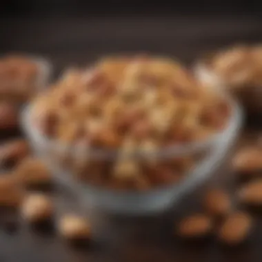 Bowl of mixed nuts loaded with nutrients