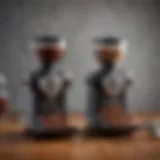 Variety of coffee grinders showcasing different styles and features