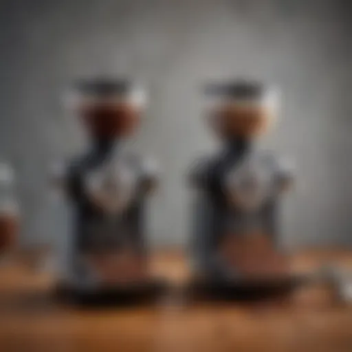 Variety of coffee grinders showcasing different styles and features