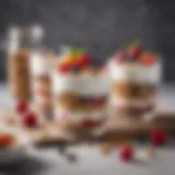 A refreshing Greek yogurt parfait layered with fruits and granola