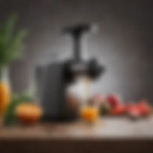 Elegant design of the Slowstar Juicer showcasing its sleek aesthetics.
