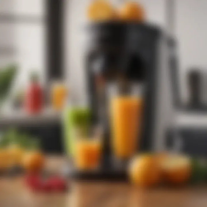 Freshly squeezed juice in a glass, demonstrating the efficiency of the Slowstar Juicer.