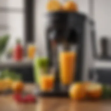 Fresh Juice from the Slowstar Juicer Freshly squeezed juice in a glass, demonstrating the efficiency of the Slowstar Juicer.