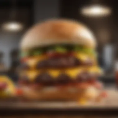 A gourmet presentation of a Smash Brothers Burger with unique culinary twists.