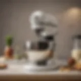 Elegant stand mixer with sleek design