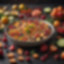 Vibrant fruits and vegetables showcasing nutrient density