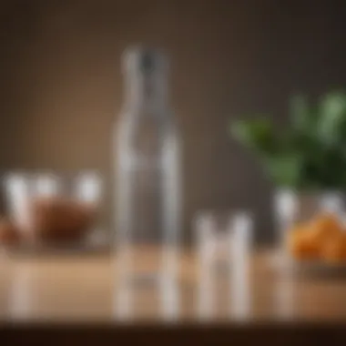 Sustainable Hydration Solutions A stylish water bottle on a desk