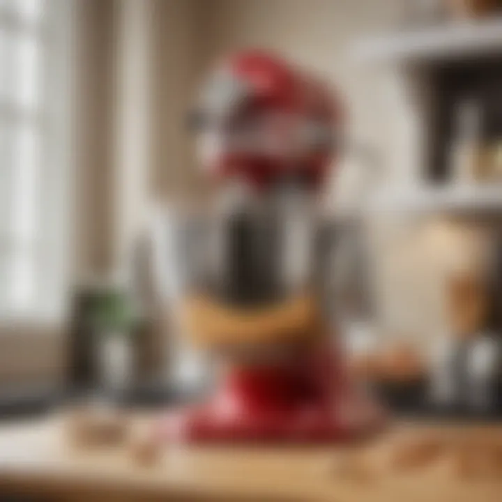 An attractive display of KitchenAid mixers on sale