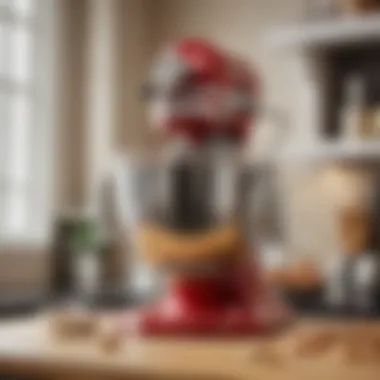 Eye-Catching KitchenAid Mixer Sales Display An attractive display of KitchenAid mixers on sale