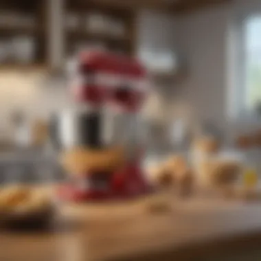 Detailed Look at KitchenAid Mixer Features A close-up of KitchenAid mixer features and controls