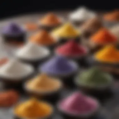 Gourmet Salts and Flavored Powders An assortment of gourmet salts and flavored powders