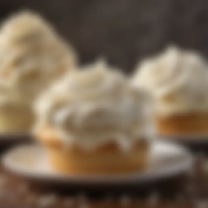 Various flavor variations of cream cheese frosting