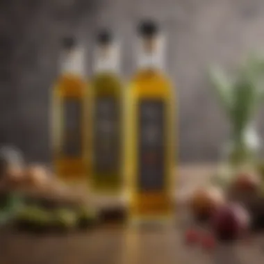 Premium olive oils and vinegars