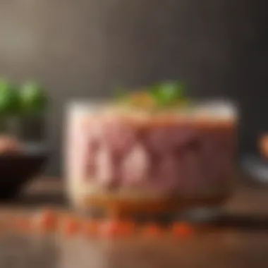 Elevated Culinary Creation with Canned Tuna A gourmet dish featuring canned tuna as the main ingredient