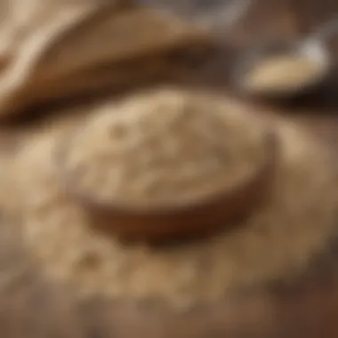 Oat flour packaged for pet baking